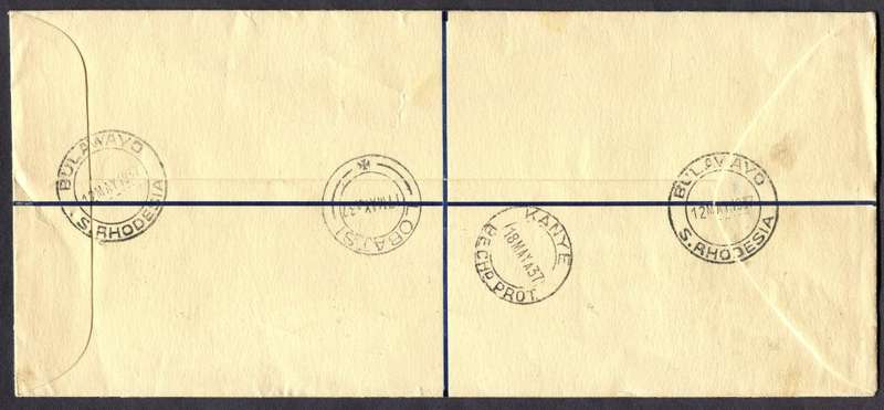 Northern Rhodesia - Registered Cover