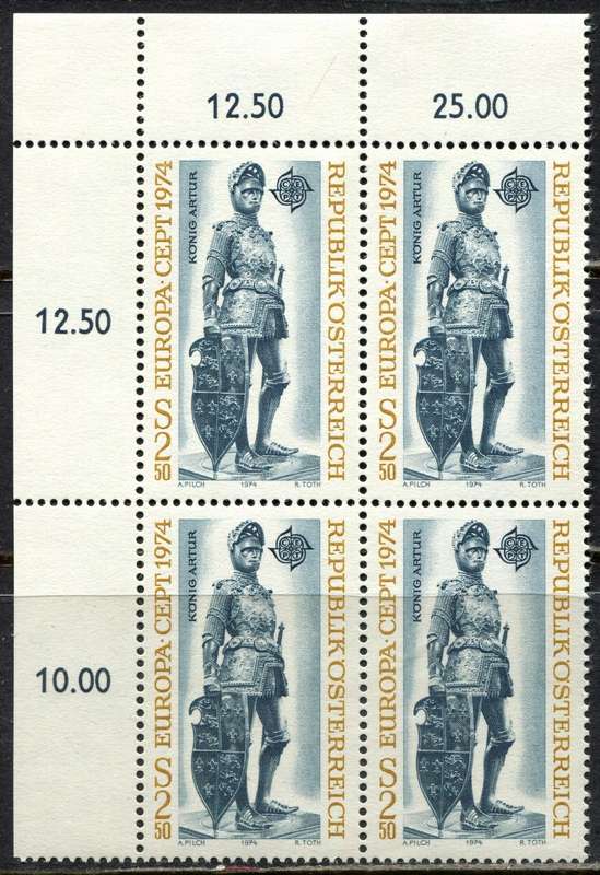 Austria - Block of 4 - 1974 - MNH