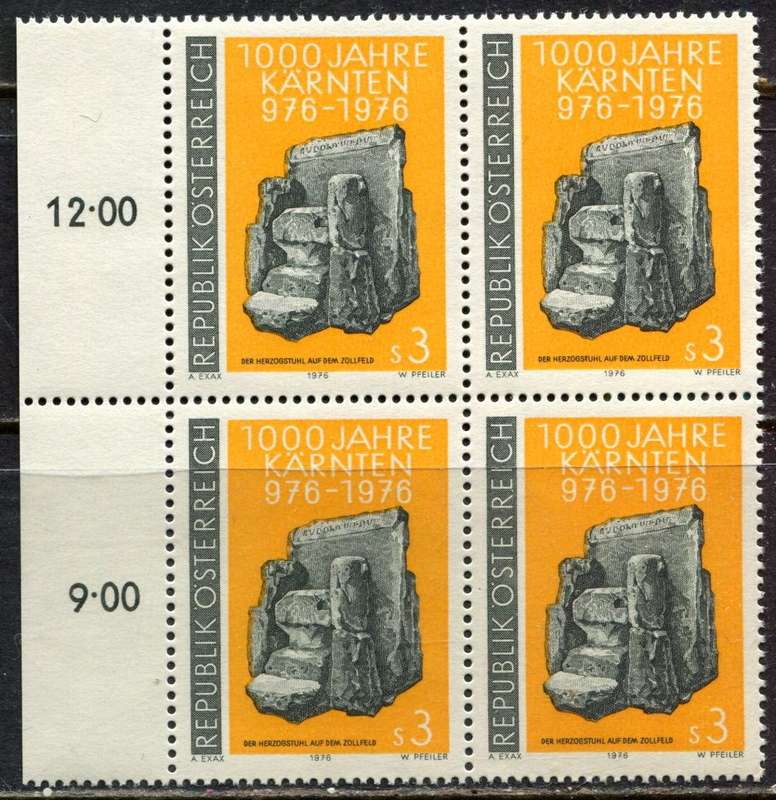 Austria - Block of 4 - 1976 - MNH