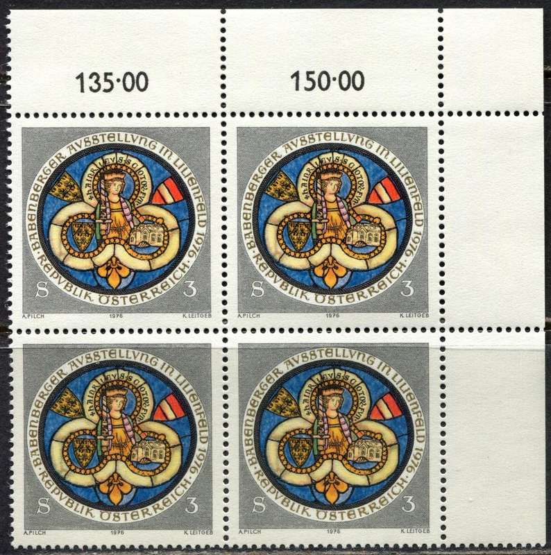Austria - Block of 4 - 1976 - MNH