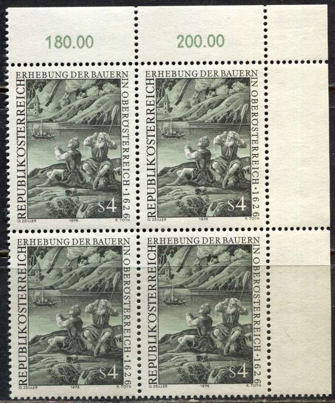 Austria - Block of 4 - 1976 - MNH