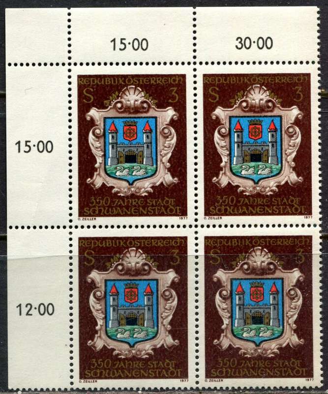 Austria - Block of 4 - 1977 - MNH