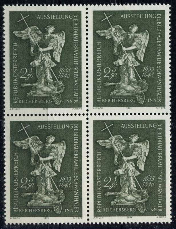 Austria - Block of 4 - 1974 - MNH
