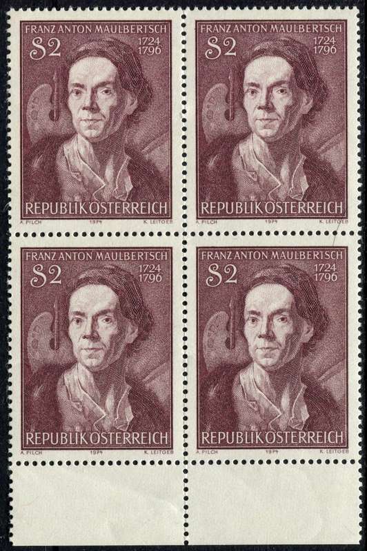 Austria - Block of 4 - 1974 - MNH