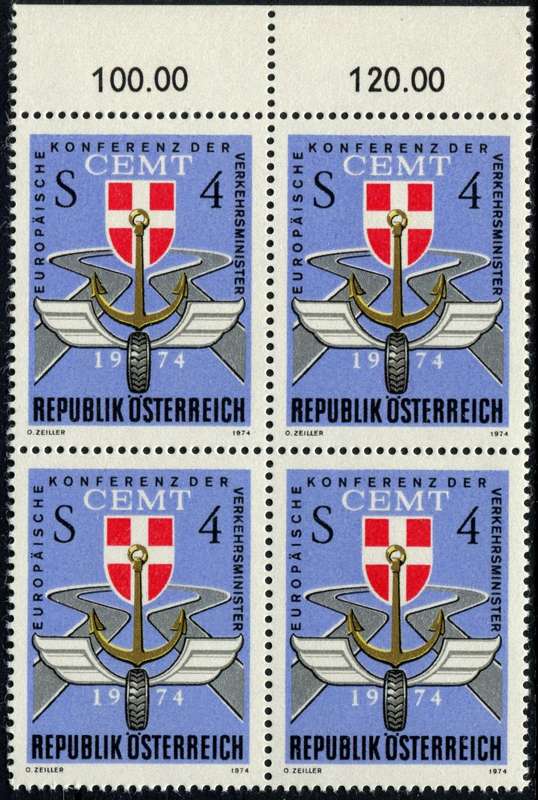 Austria - Block of 4 - 1974 - MNH