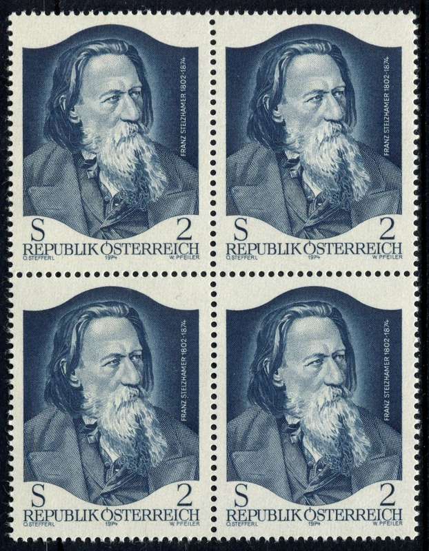 Austria - Block of 4 - 1974 - MNH