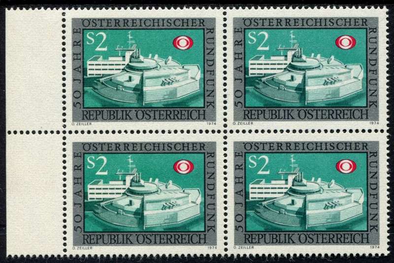 Austria - Block of 4 - 1974 - MNH