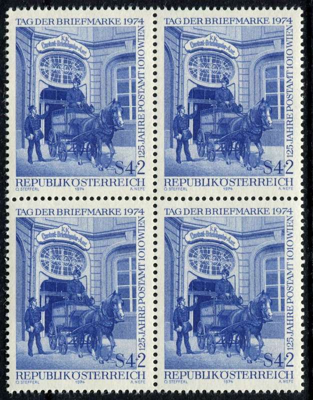 Austria - Block of 4 - 1974 - MNH
