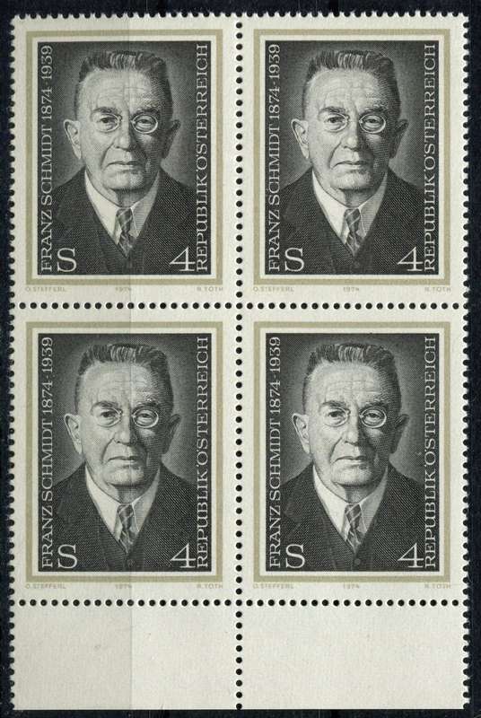 Austria - Block of 4 - 1974 - MNH