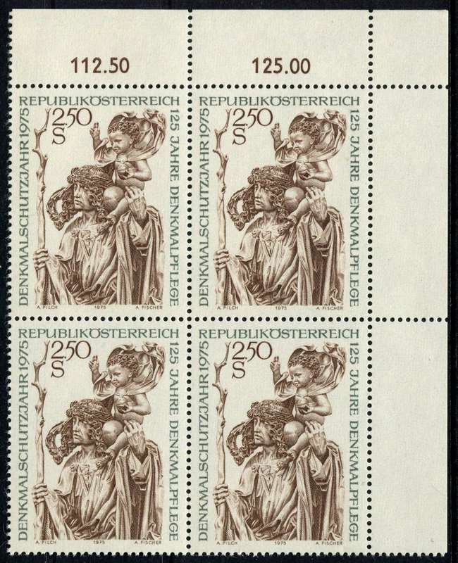 Austria - Block of 4 - 1975 - MNH