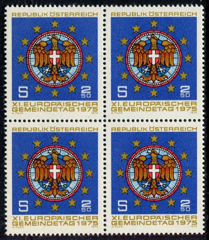 Austria - Block of 4 - 1975 - MNH