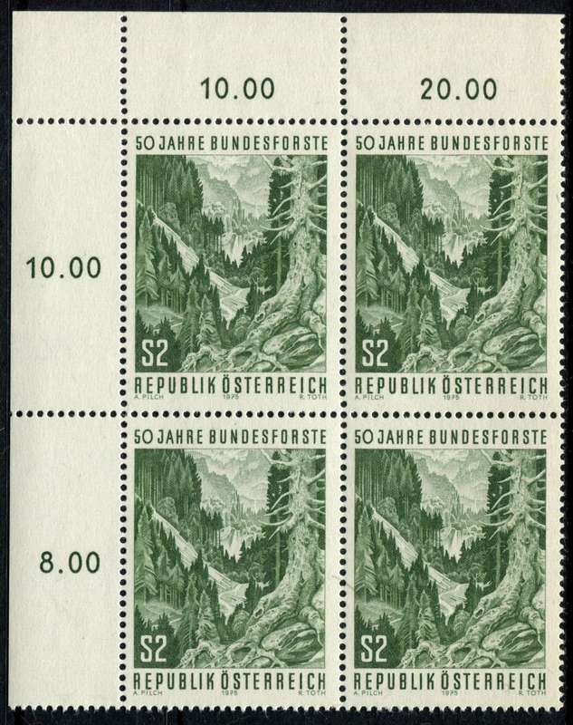 Austria - Block of 4 - 1975 - MNH