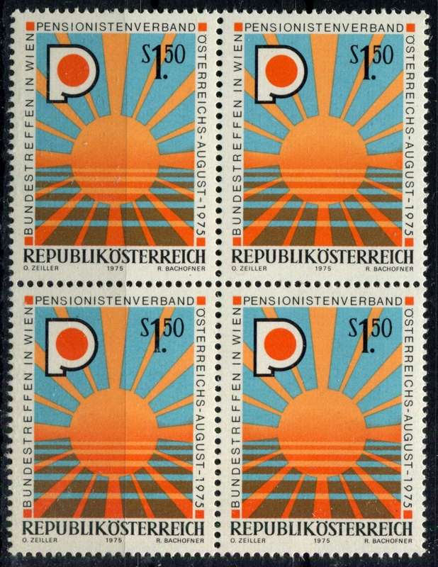 Austria - Block of 4 - 1975 - MNH