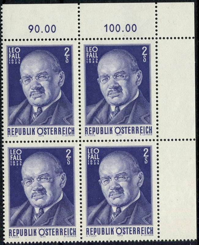 Austria - Block of 4 - 1975 - MNH