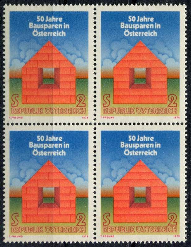 Austria - Block of 4 - 1975 - MNH