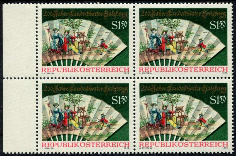 Austria - Block of 4 - 1975 - MNH