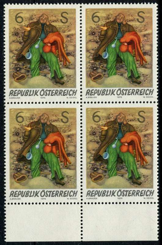 Austria - Block of 4 - 1976 - MNH