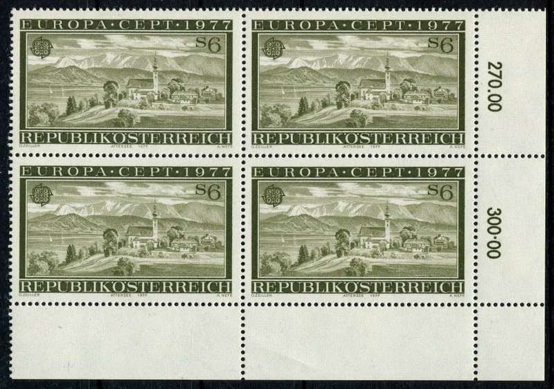 Austria - Block of 4 - 1977 - MNH