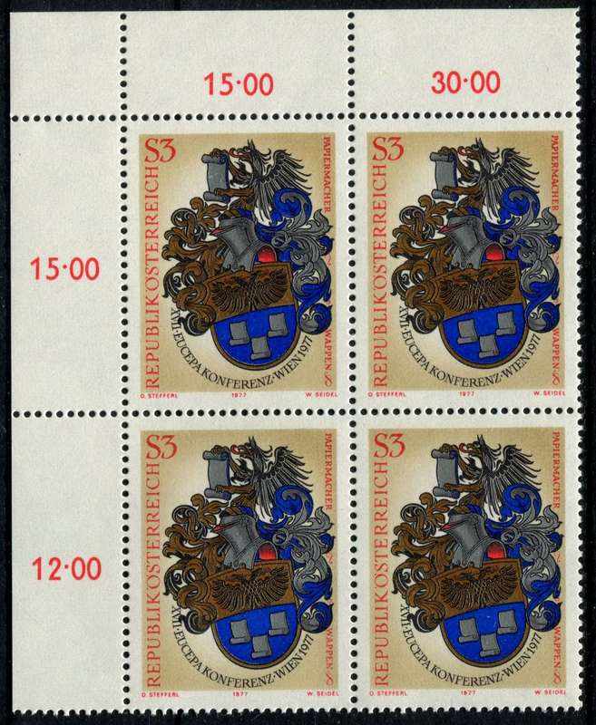 Austria - Block of 4 - 1977 - MNH