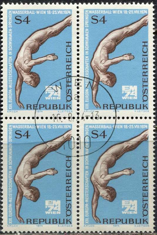 Austria - Block of 4 - 1974 - Used(CTO)