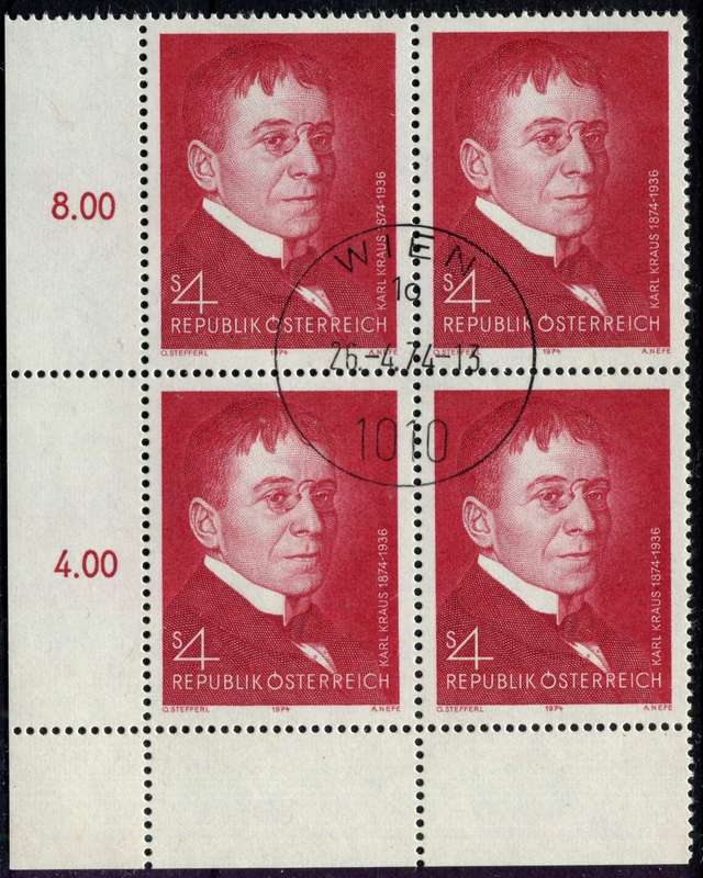 Austria - Block of 4 - 1974 - Used(CTO)