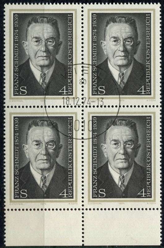 Austria - Block of 4 - 1974 - Used(CTO)
