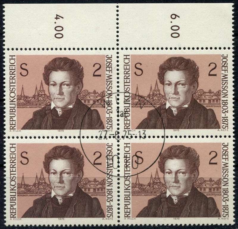 Austria - Block of 4 - 1975 - Used(CTO)