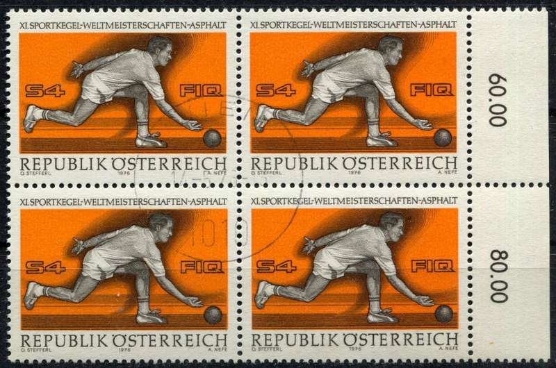 Austria - Block of 4 - 1976 - Used(CTO)