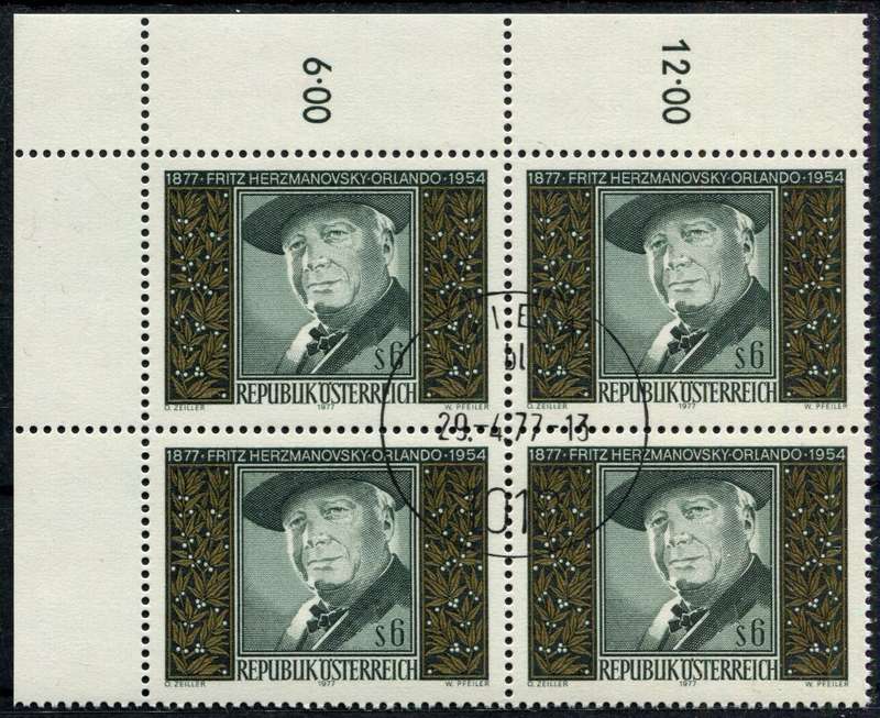 Austria - Block of 4 - 1977 - Used(CTO)