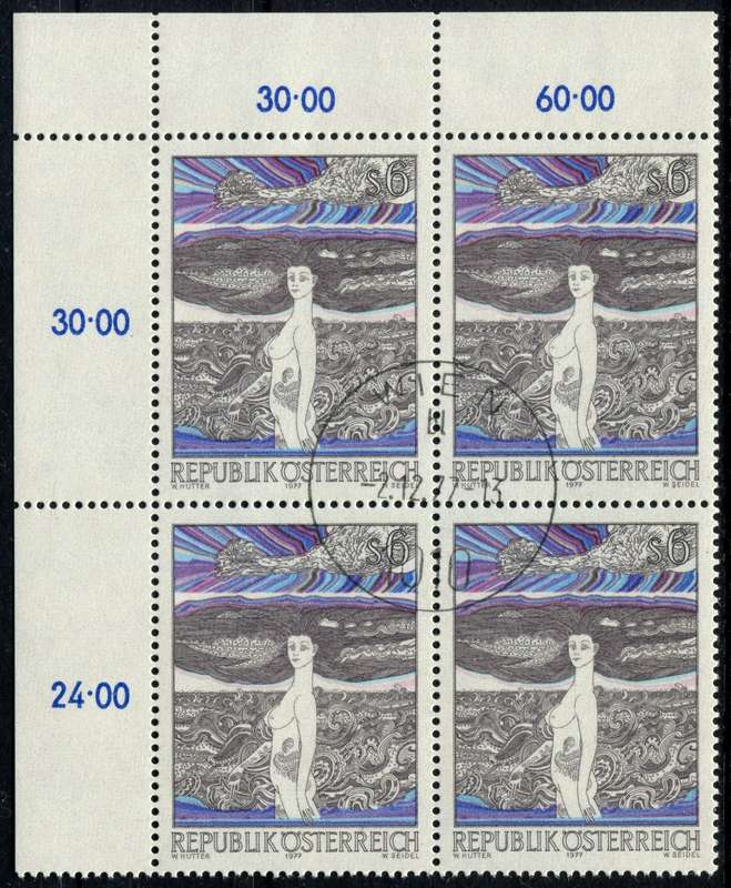 Austria - Block of 4 - 1977 - Used(CTO)