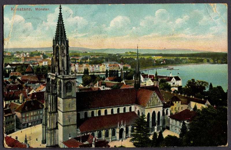 Bavaria - Paquebot - Posted At Sea - Post Card