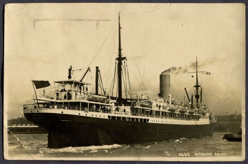 Great Britain - Paquebot - Posted At Sea - Post Card