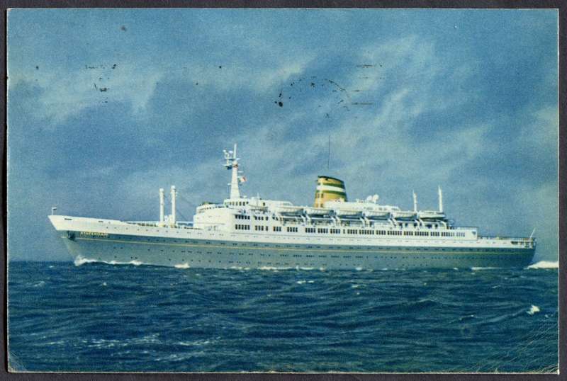 Great Britain - Paquebot - Posted At Sea - Post Card