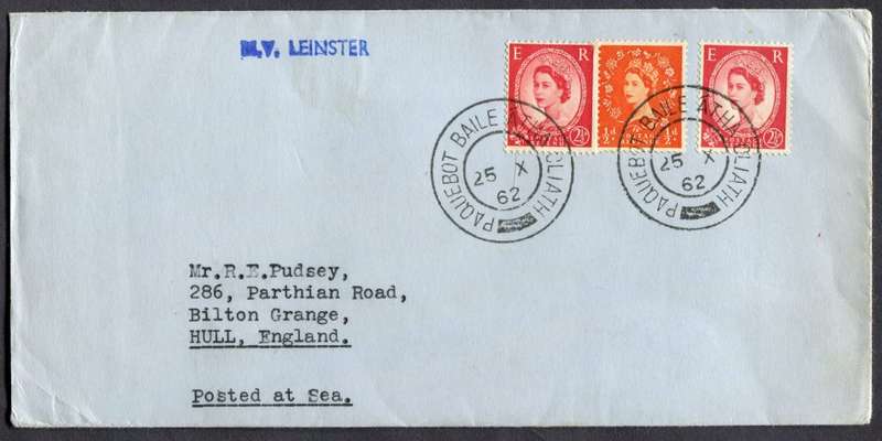 Great Britain - Paquebot - Posted At Sea - Cover