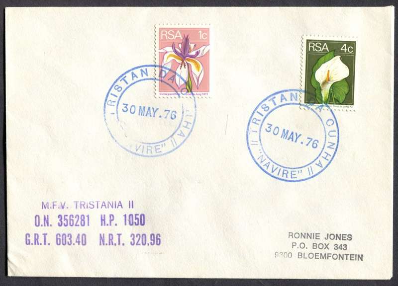 RSA - Paquebot - Posted At Sea - Cover