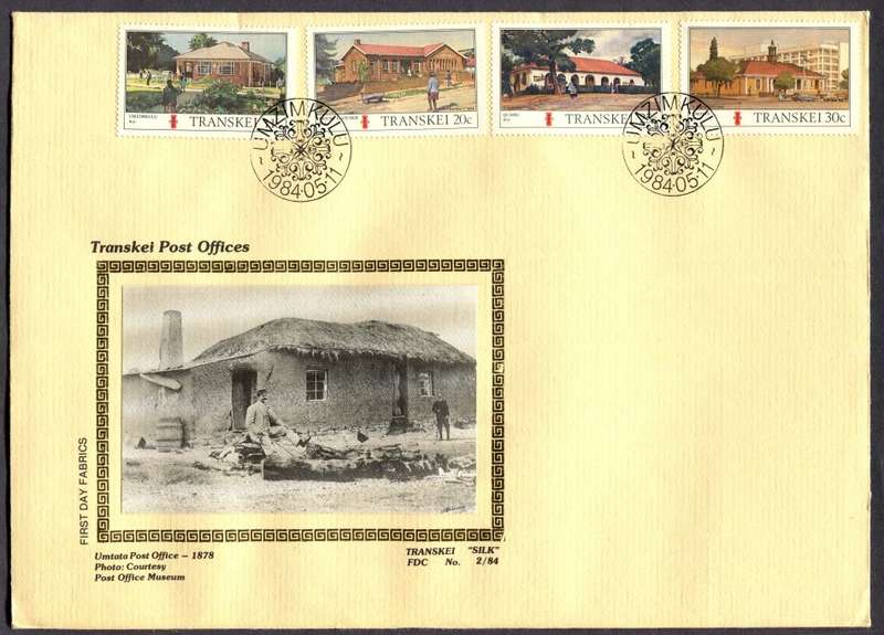 Transkei - "Silk" FDC