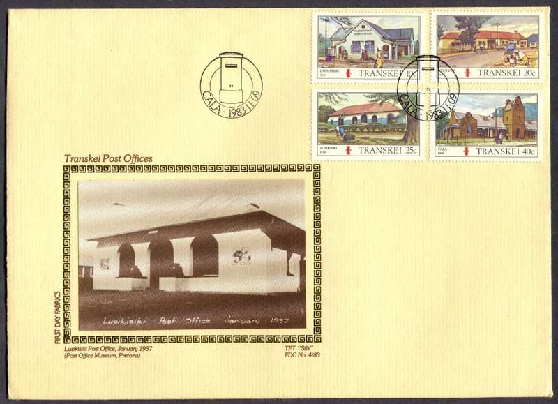 Transkei - "Silk" FDC