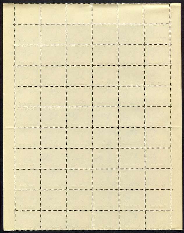 Basutoland - Top and Bottom Half Sheets of 60 - 1945 - MNH