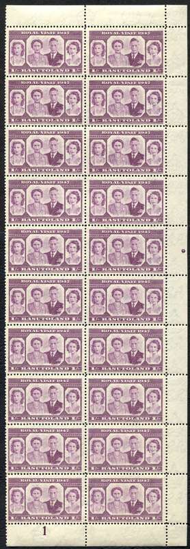 Basutoland - Block of 20 - 1947 - MNH