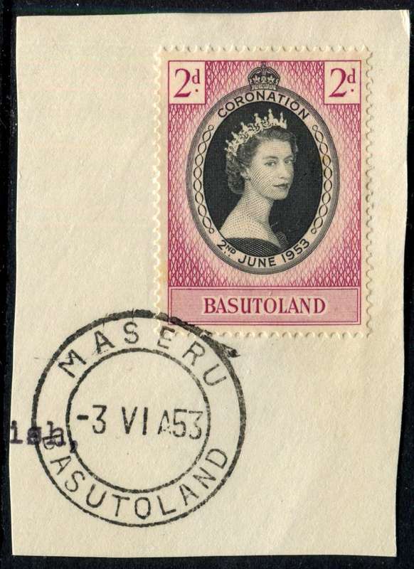 Basutoland - 1953 - Used On Piece