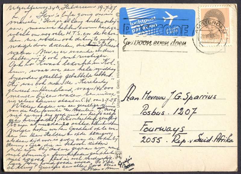 Netherlands - Post Card