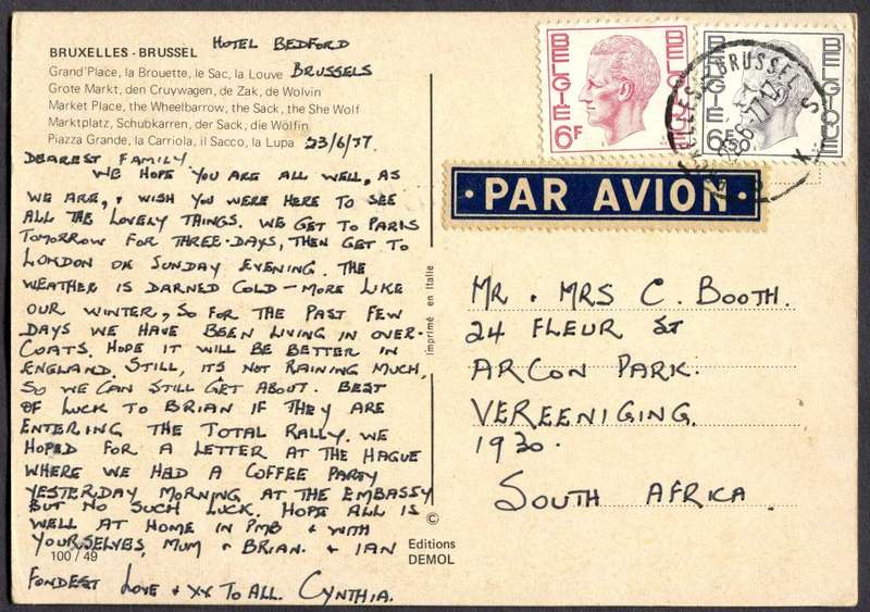 Belgium - Post Card