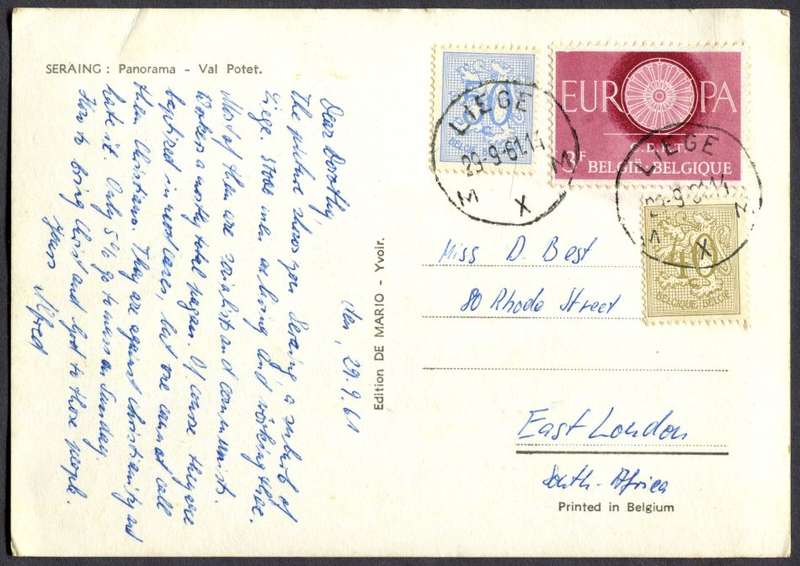 Belgium - Post Card