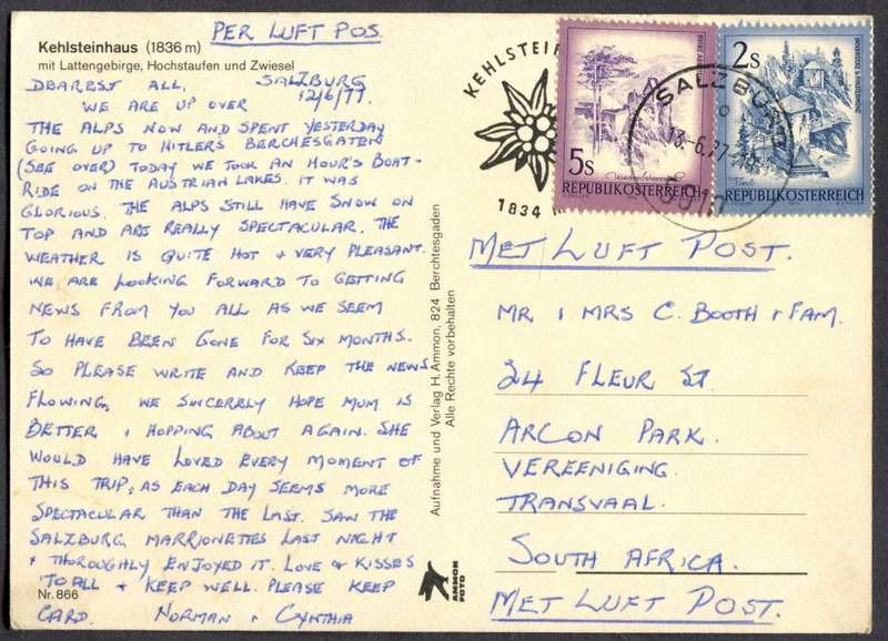 Austria - Post Card