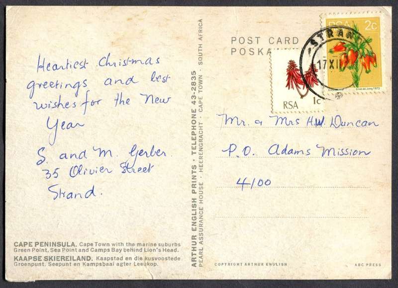 RSA - Post Card
