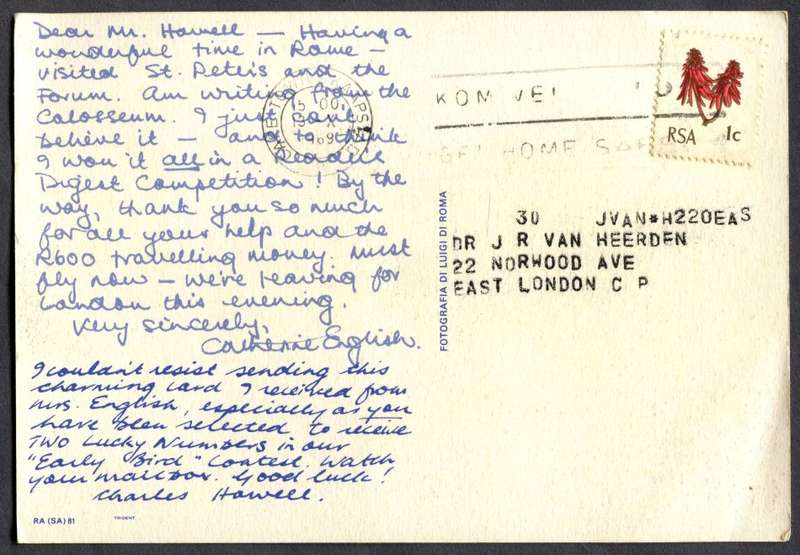 RSA - Post Card