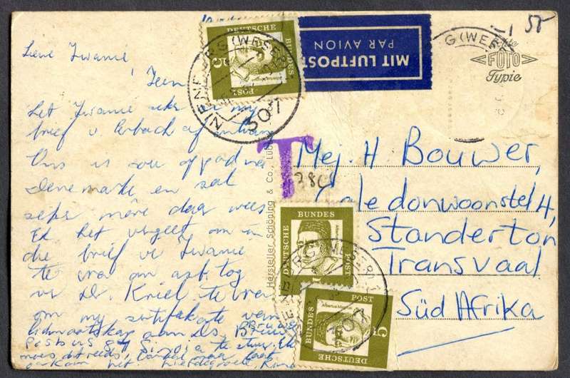 Germany/Federal - Post Card - Taxed