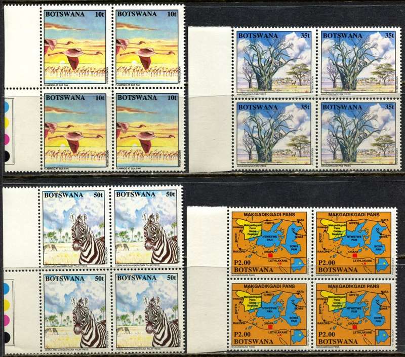 Botswana - Set of 4 Blocks of 4 - 1994 - MNH