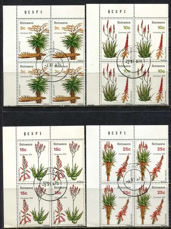 Botswana - Set of 4 Blocks of 4 - 1975 - Used(CTO)
