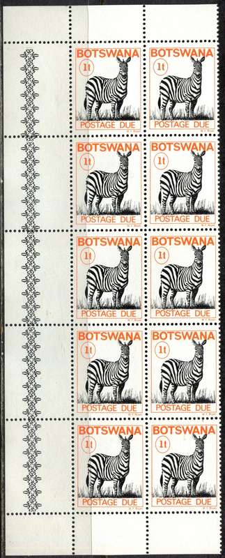 Botswana - Block of 10 - 1977 - MNH